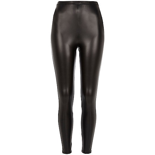 Black coated leggings 