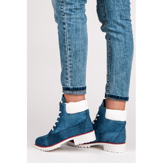 JEANSOWE TRAPERKI VICES szary Vices 39 czasnabuty.pl