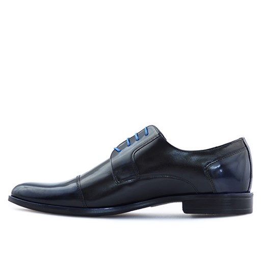Pantofle Pan 763 Czarny+Niebieski