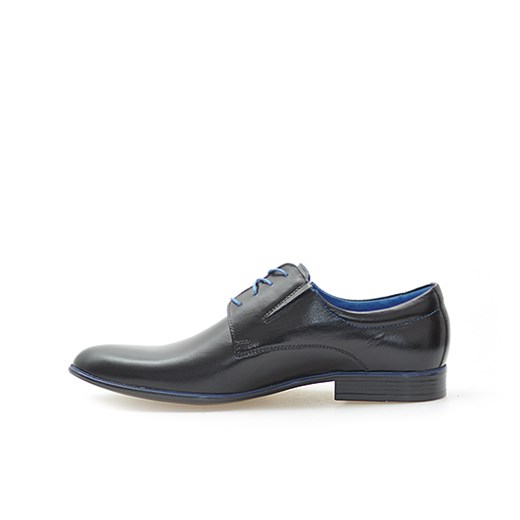 Pantofle Pan 775 Niebieskie/ Czarny