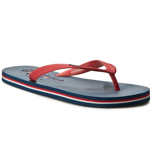 Japonki PEPE JEANS - Swimming Bicolor PMS70037 Chilli Red 275  Pepe Jeans 41 eobuwie.pl