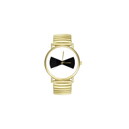 Bow, zegarek na złotej bransolecie  vintageshop-pl  zegarek