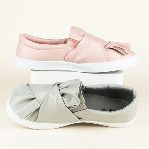 SLIP ONY Z KOKARDĄ Balada bezowy 39 czasnabuty.pl