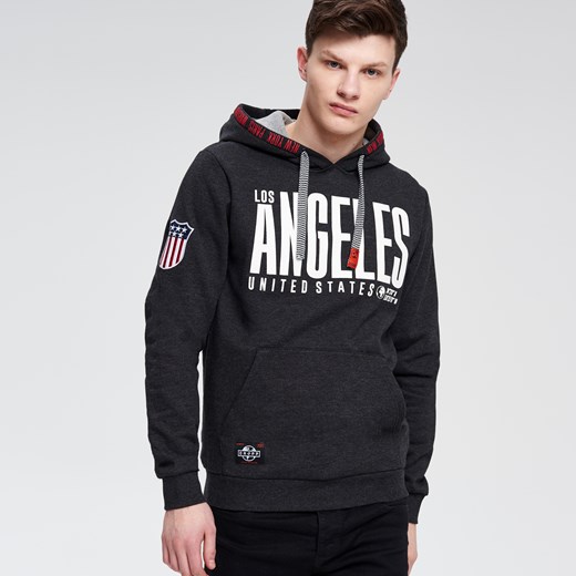 Cropp - Bluza los angeles - Czarny Cropp czarny L 