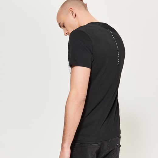 Reserved - Koszulka z nadrukiem - Czarny bezowy Reserved M 