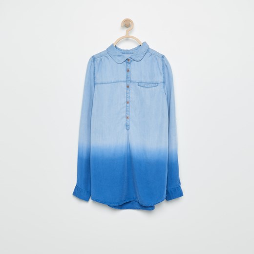 Reserved - Jeansowa koszula - Niebieski niebieski Reserved 158 