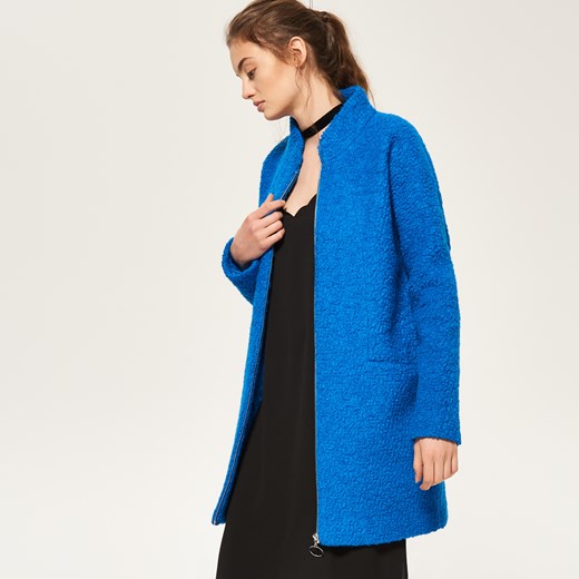 Reserved - Niebieski płaszcz - Niebieski Reserved niebieski 34 