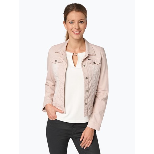Marc Cain Collections - Damska kurtka jeansowa, różowy Van Graaf bezowy 38 vangraaf