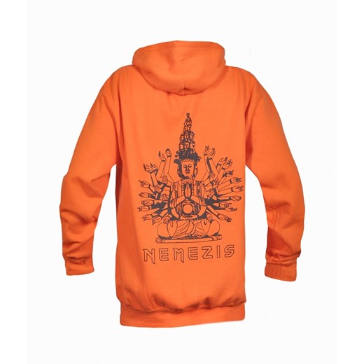 Bluza z kapturem Budda Nemezis pomaranczowy S showroom.pl