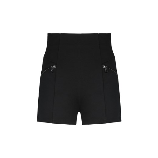 Black High Waist Mini Shorts 