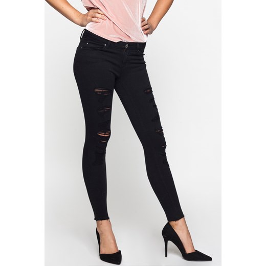 Black Ripped Skinny Trousers 