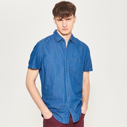 Reserved - Jeansowa koszula - Niebieski  Reserved M 