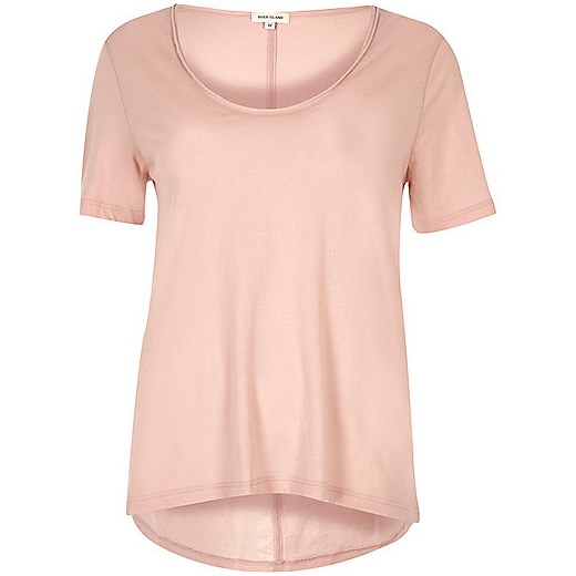 Pink scoop neck T-shirt 