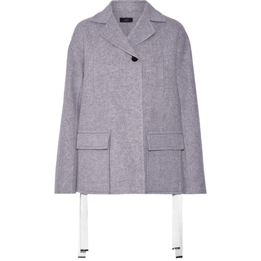 Caplan split-side wool and cashmere-blend coat Joseph   NET-A-PORTER