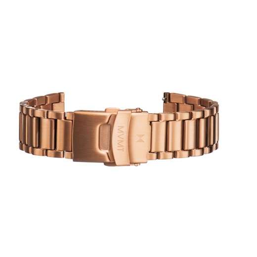 BRANSOLETA MVMT 40 SERIES - 20MM STEEL BAND ROSE GOLD brazowy Mvmt Watches  promocja Modern Style 