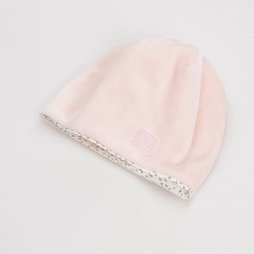 Reserved - Aksamitna czapka - Różowy Reserved szary 6 