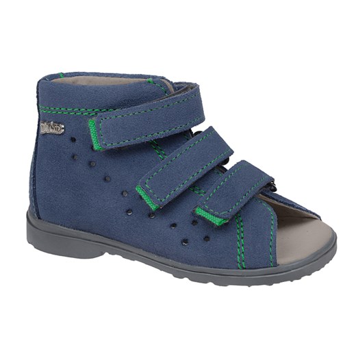 Sandałki Profilaktyczne Ortopedyczne Buty DAWID 1041 Niebieski GJ