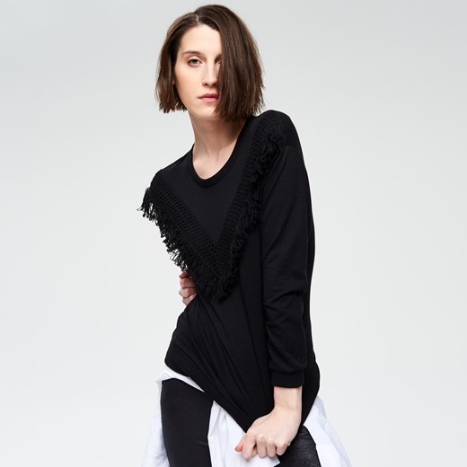 Cropp - Bluza boho - Czarny Cropp L