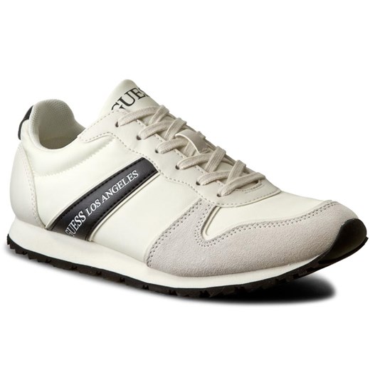 Sneakersy GUESS - Justin FMJUS1 FAB12  WHITE Guess bezowy 42 eobuwie.pl