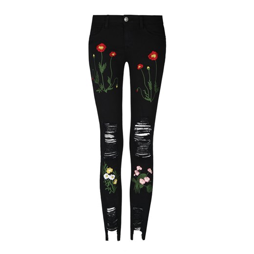 Black Flower Trousers 