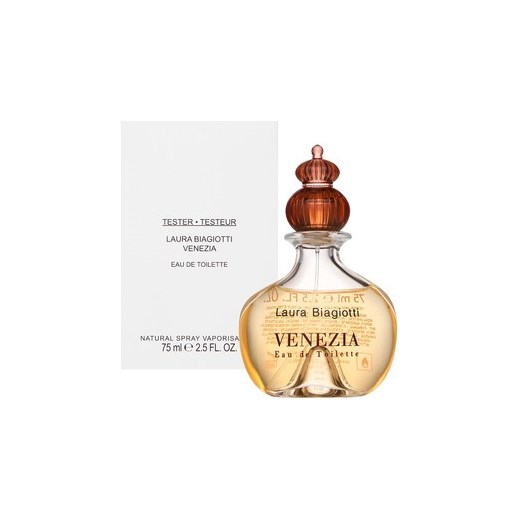 Laura Biagiotti Venezia woda toaletowa dla kobiet 75 ml tester + prezent do każdego zamówienia Laura Biagiotti bezowy BRASTY.PL