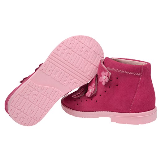 Sandałki Profilaktyczne Ortopedyczne Buty DAWID 1042 Różowe RC
