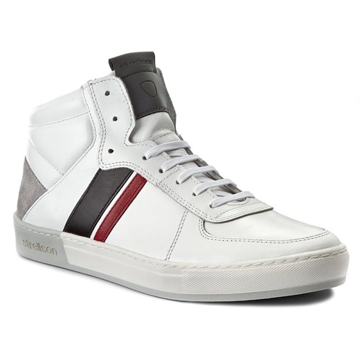 Sneakersy STRELLSON - Copperbox 4010002165 White 100 szary Strellson 40 eobuwie.pl