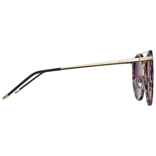 Moretti MS 7008 C3 gold-purple-demi Okulary przeciwsłoneczne + Darmowa Dostawa i Zwrot