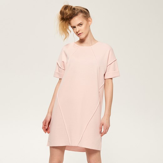 Reserved - Gładka sukienka - Różowy Reserved bezowy XS 
