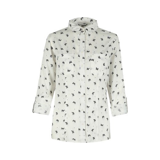 Off-White Blutterfly Printed Shirt   Tally Weijl  
