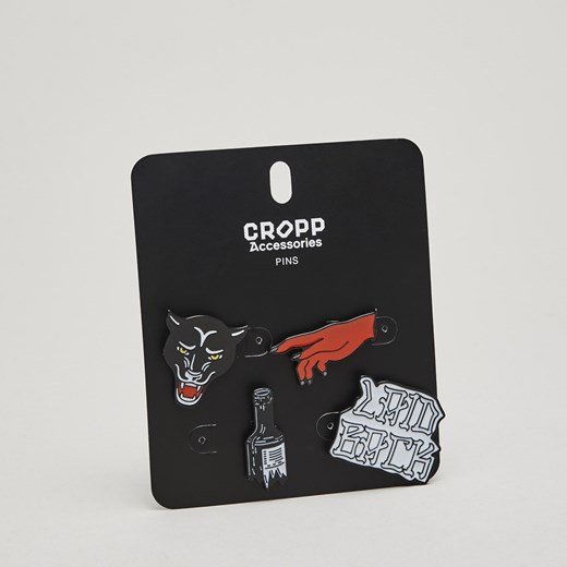 Cropp - Przypinki - Czarny