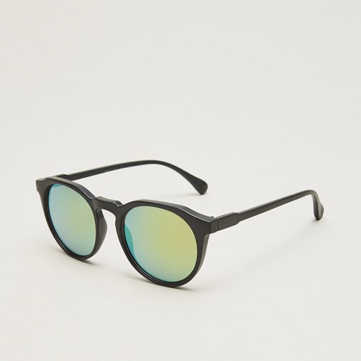 Cropp - Okulary przeciwsłoneczne - Czarny szary Cropp One Size 