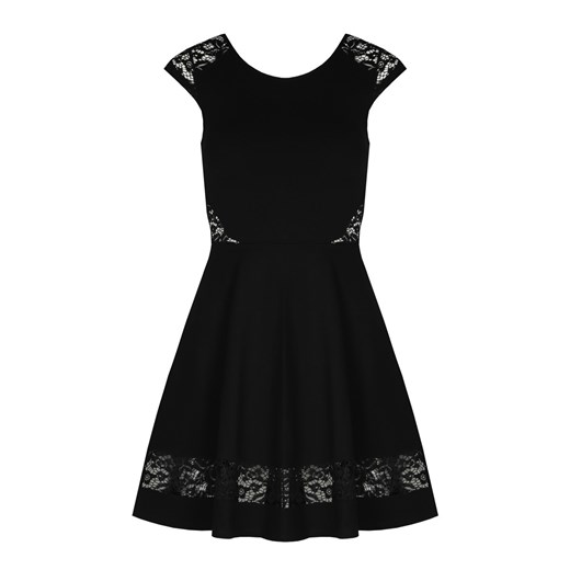 Black Lace Skater Dress  Tally Weijl   