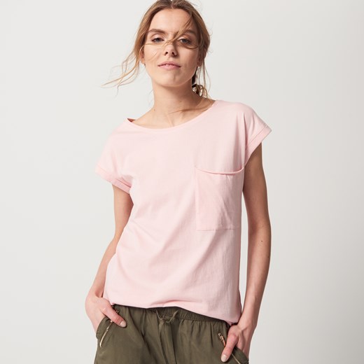 Mohito - Luźna koszulka - Różowy Mohito  XL 