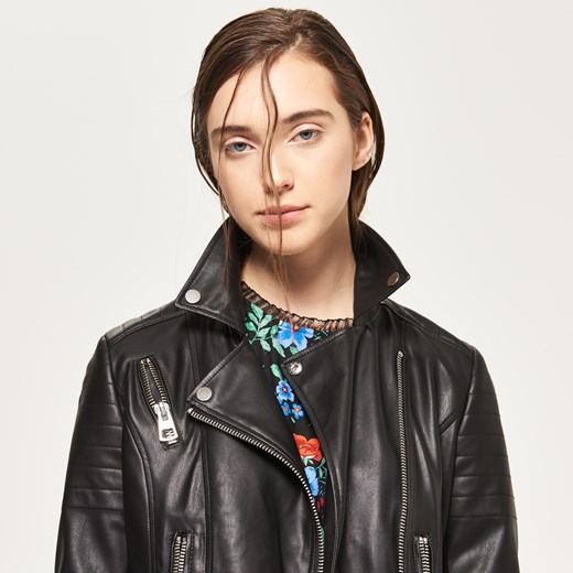 Reserved - Kurtka typu biker - Czarny Reserved 46