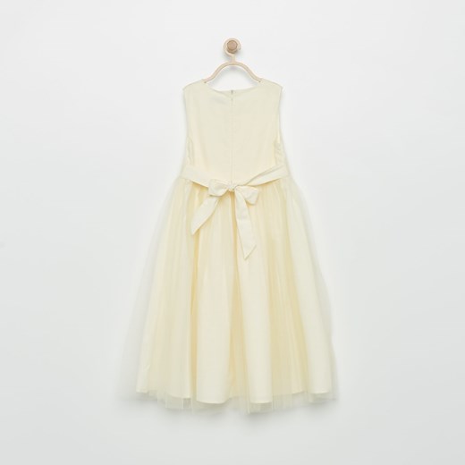 Reserved - Sukienka z tiulową spódnicą - Żółty  Reserved 128 