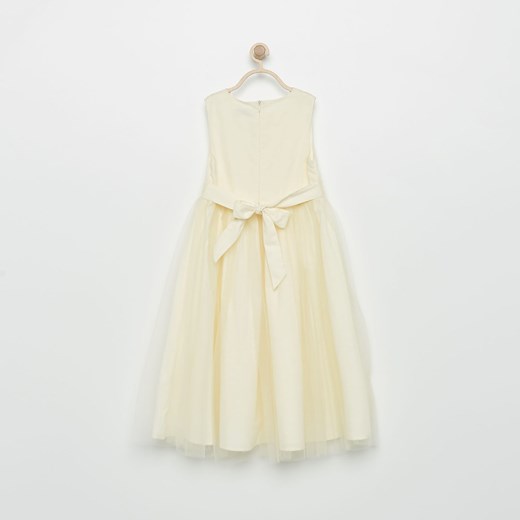 Reserved - Sukienka z tiulową spódnicą - Żółty Reserved  92 
