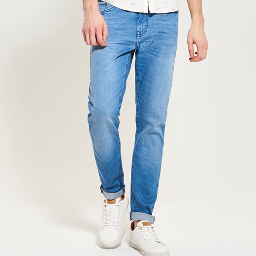 Reserved - Dopasowane jeansy - Niebieski Reserved niebieski 31/34 
