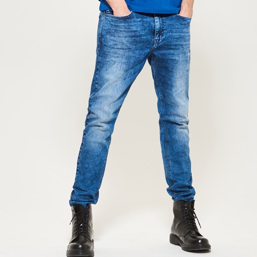 Reserved - Dopasowane jeansy - Niebieski Reserved niebieski 28/32 
