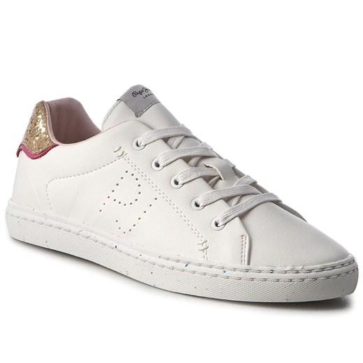 Sneakersy PEPE JEANS - Halley Basic PGS30254 White 800