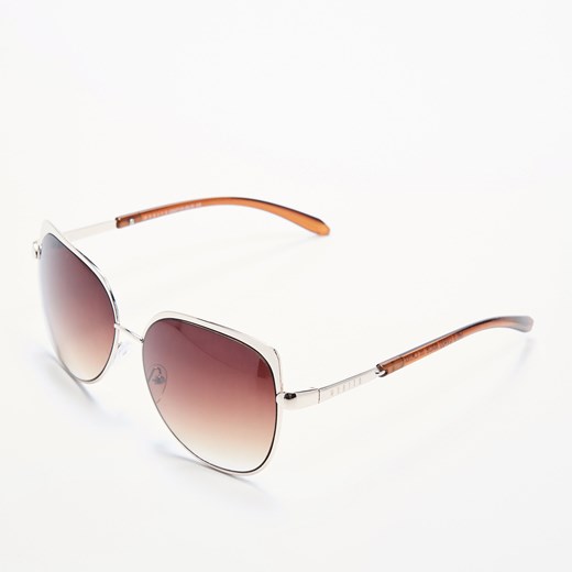 Mohito - Okulary przeciwsłoneczne w metalowej oprawie - Złoty