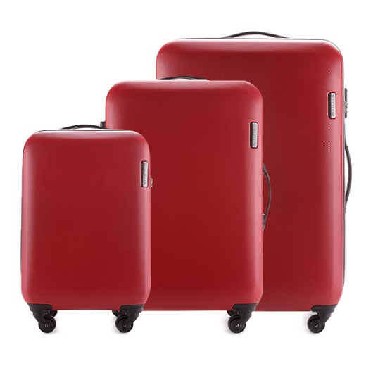56-3-61S-30 Set walizek czerwony Wittchen  promocyjna cena  