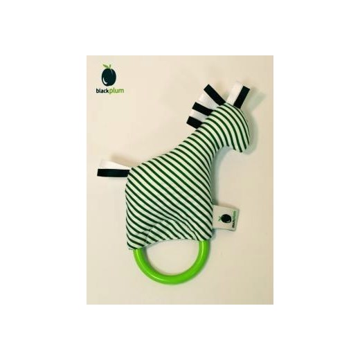 Zebra do rączki dla niemowlaka zielony Black Plum  Mumciuch.pl