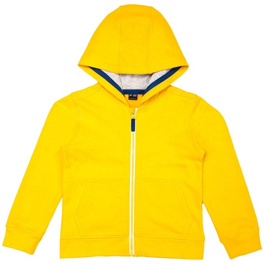 Bluza dla małych chłopców JBLM103 - żółty zolty   4F