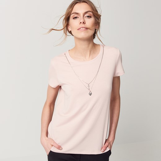 Mohito - Koszulka z łańcuszkiem - Różowy Mohito  XL 