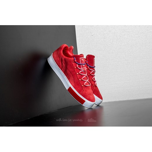 Puma x Daily Paper Court Platfrom S High Risk Red
