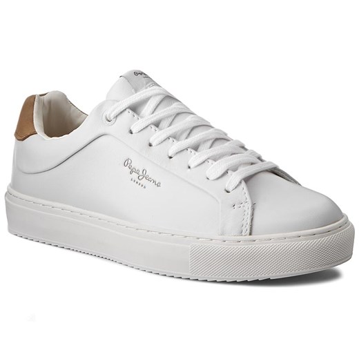 Sneakersy PEPE JEANS - Adams Basic PLS30510 White 800 Pepe Jeans szary 38 eobuwie.pl