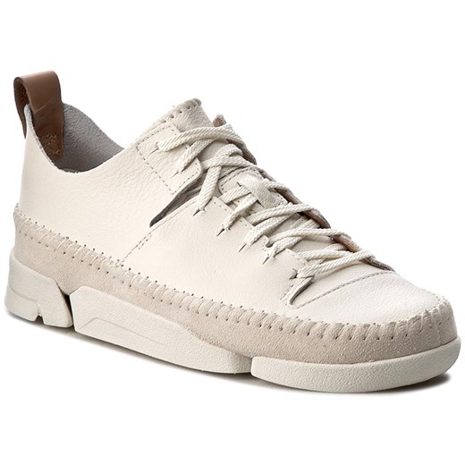 Sneakersy CLARKS - Trigenic Flex. 261075754 White bezowy Clarks 39 eobuwie.pl