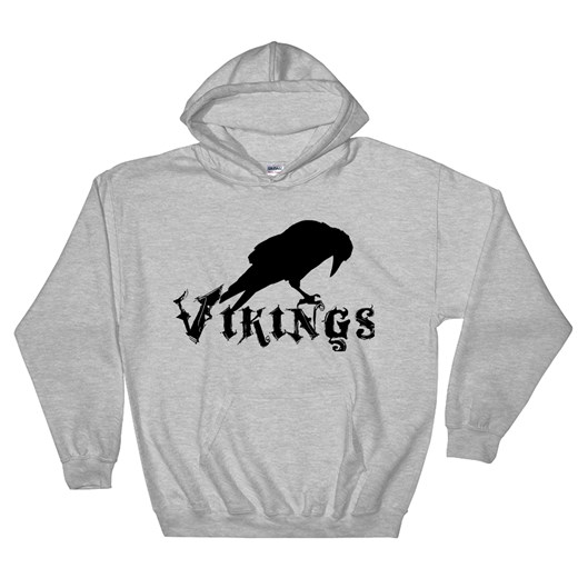 Bluza Wikingowie - Kruk szary 2XL