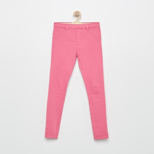Reserved - Dresowe spodnie - Różowy Reserved rozowy 140 